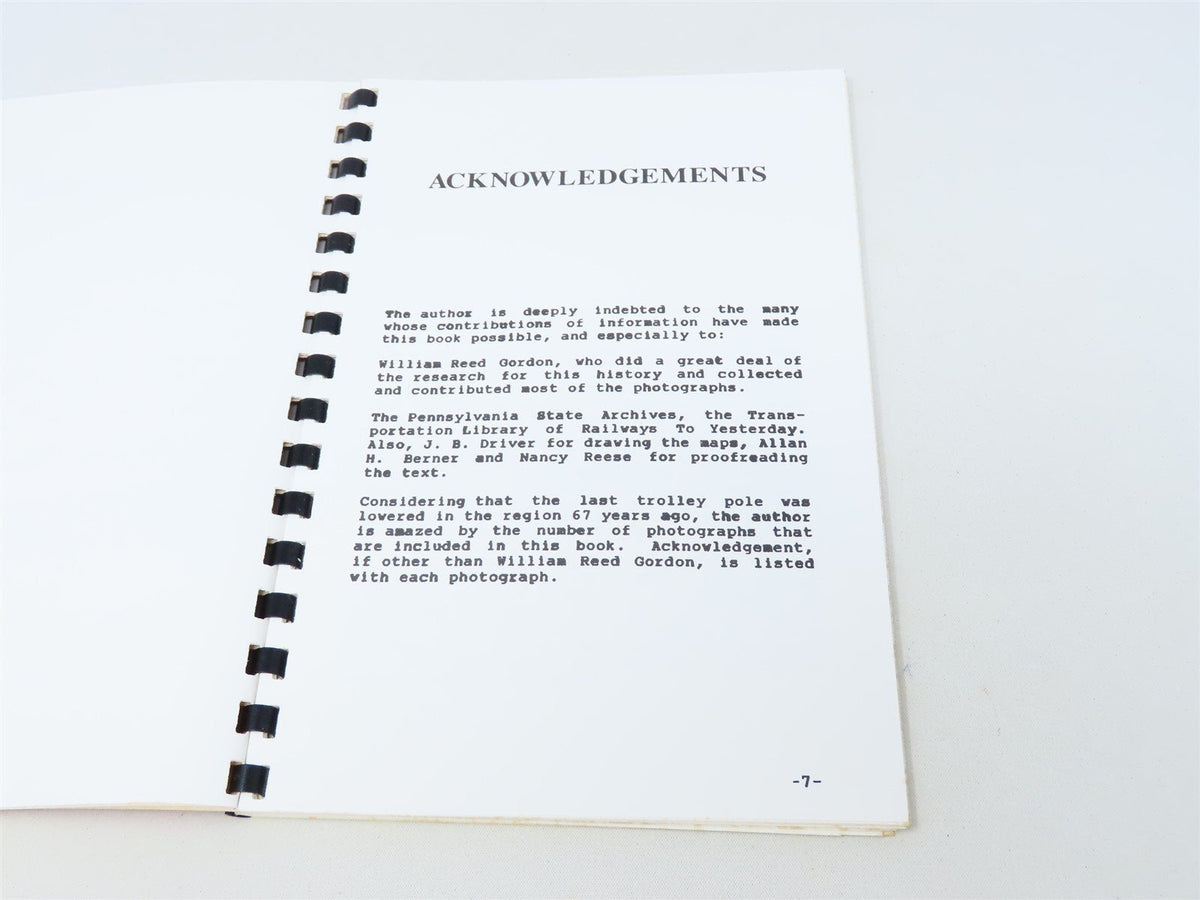 Conneut &amp; Erie Traction Co. by Benson W Rohrbeck ©1990 SC Book