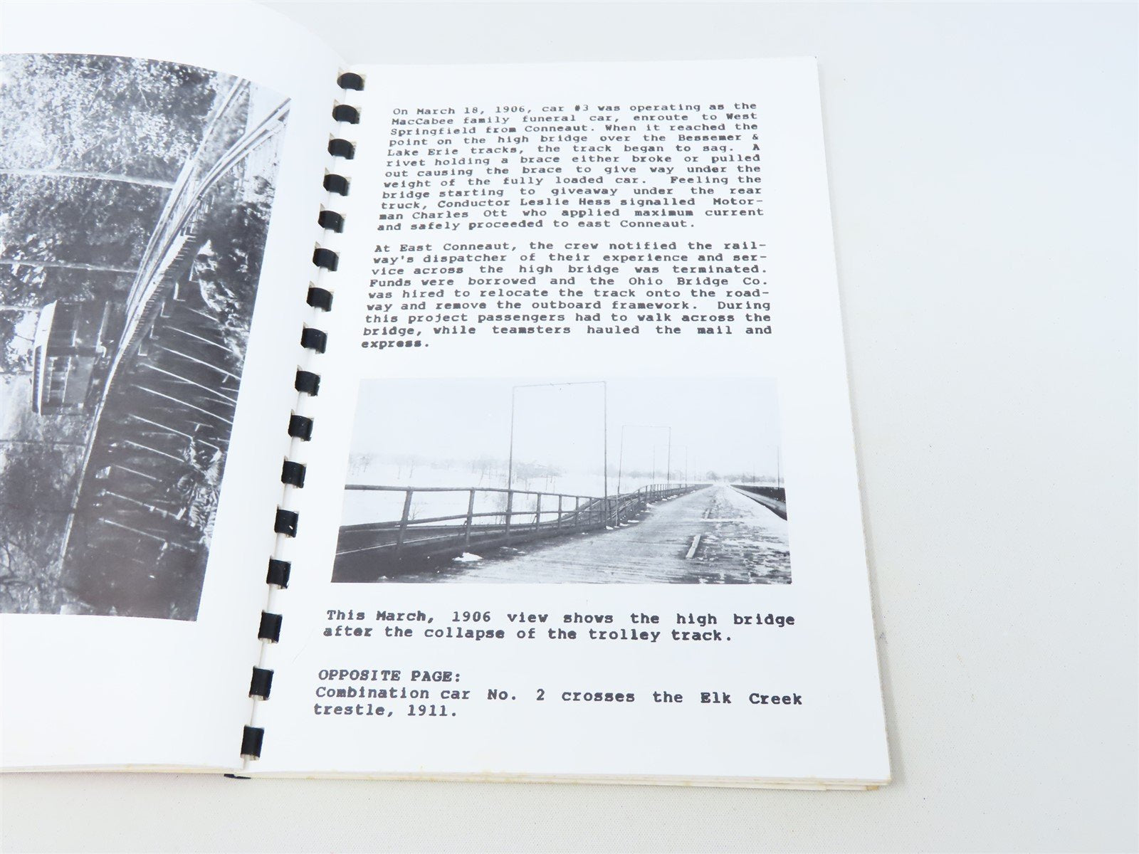 Conneut & Erie Traction Co. by Benson W Rohrbeck ©1990 SC Book