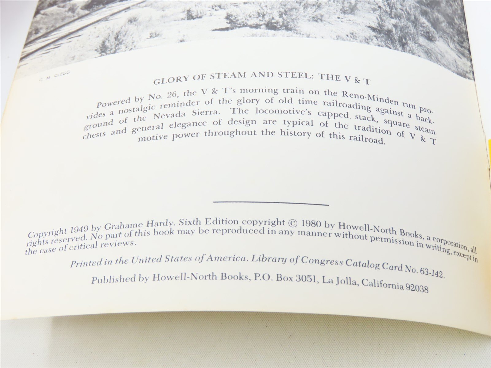 Virginia & Truckee by Lucius Beebe & Charles Clegg ©1980 SC Book