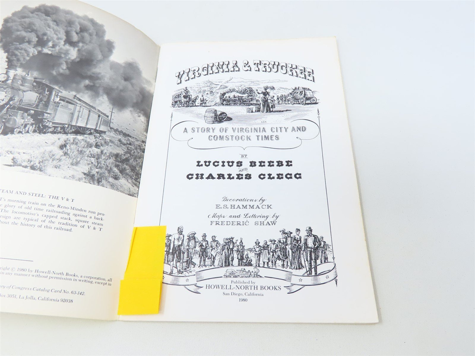 Virginia & Truckee by Lucius Beebe & Charles Clegg ©1980 SC Book