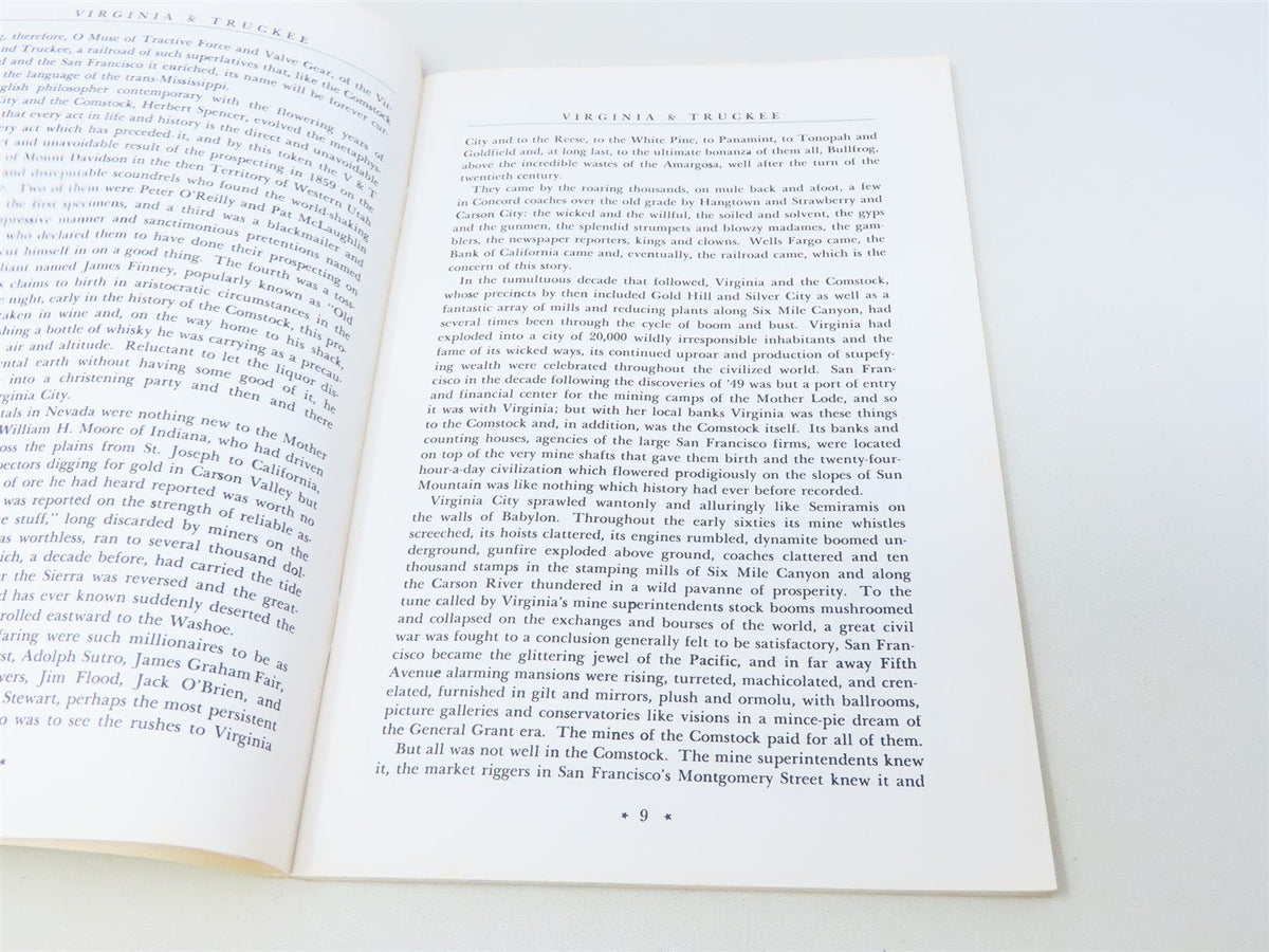 Virginia &amp; Truckee by Lucius Beebe &amp; Charles Clegg ©1980 SC Book