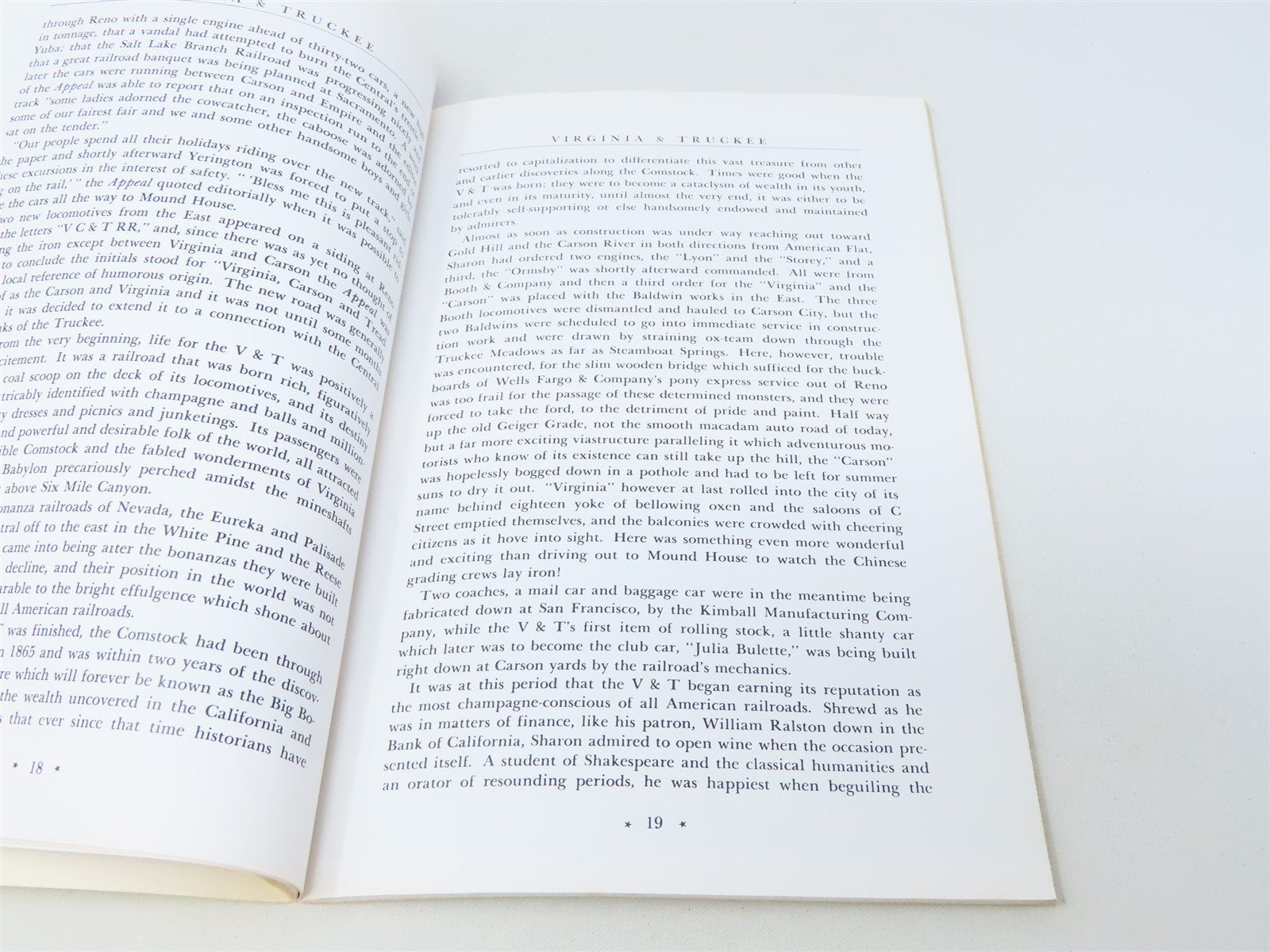 Virginia & Truckee by Lucius Beebe & Charles Clegg ©1980 SC Book