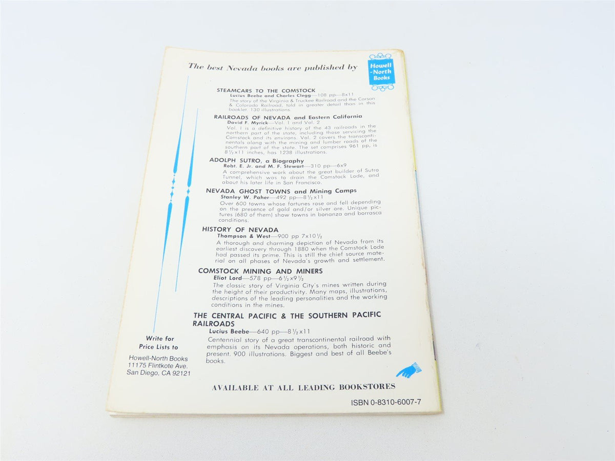 Virginia &amp; Truckee by Lucius Beebe &amp; Charles Clegg ©1980 SC Book