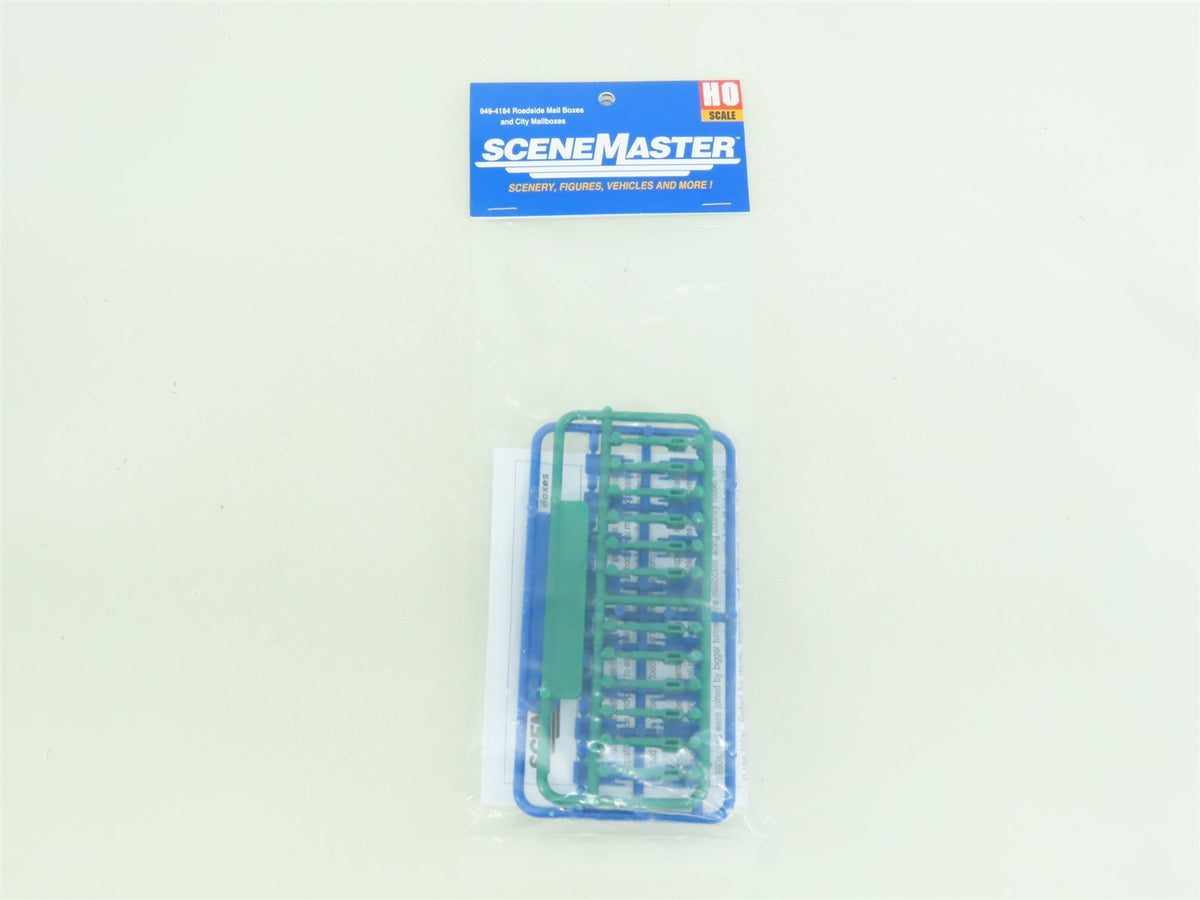 HO 1/87 Scale Walthers Scene Master Kit #949-4184 Roadside &amp; City Mailboxes