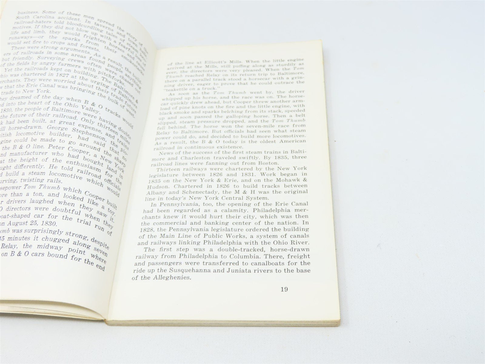 Railroads In The Days of Steam by Albert L McCready ©1960 SC Book