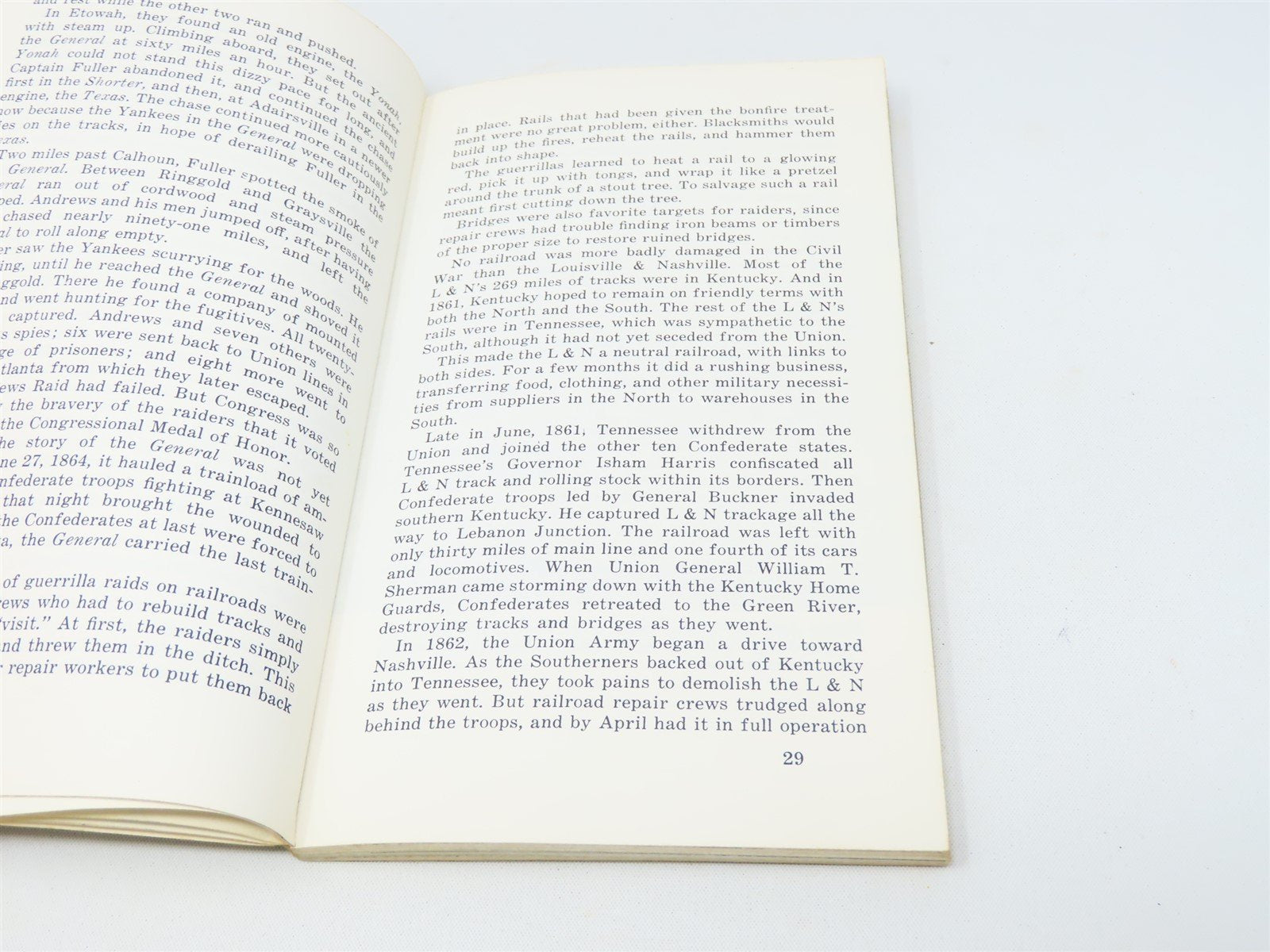 Railroads In The Days of Steam by Albert L McCready ©1960 SC Book