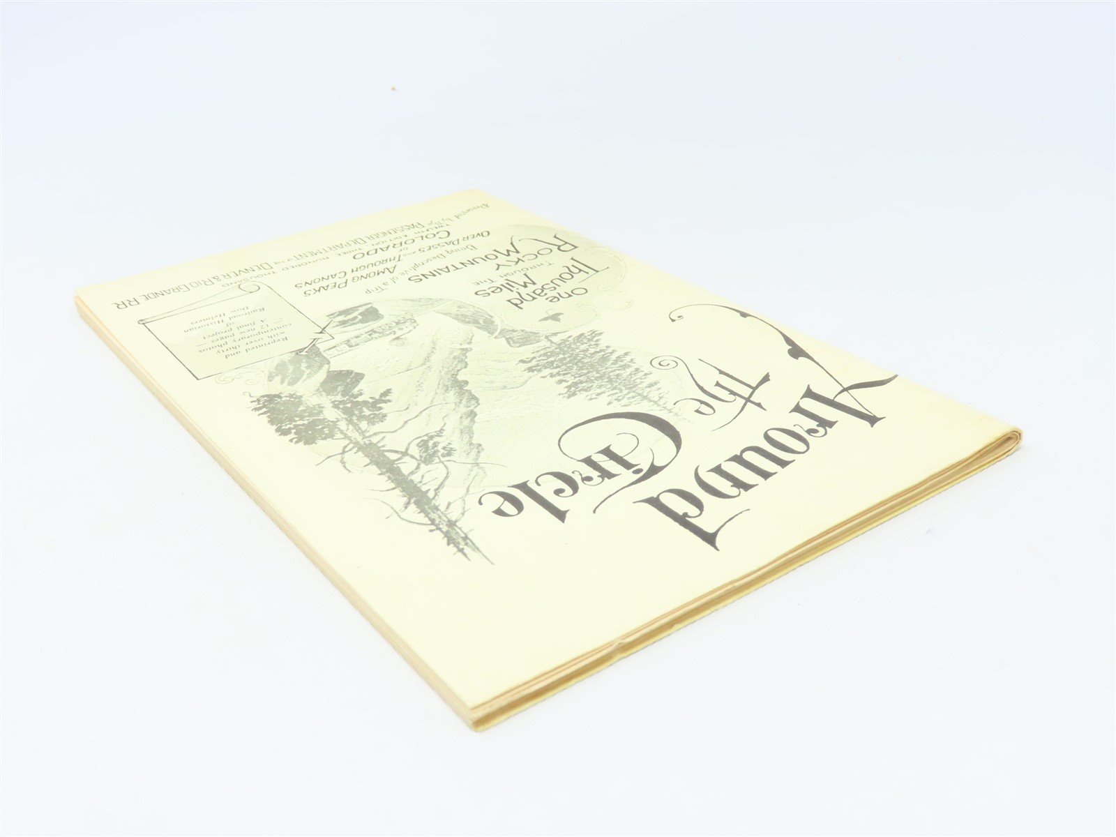 Around The Circle 1000 Miles Through The Rocky MTs by Edwin L Sabin ©1913 SC Bk