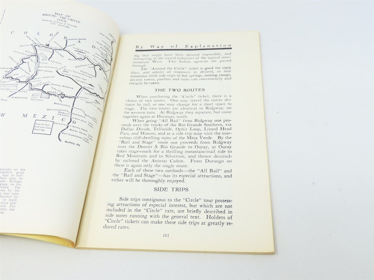 Around The Circle 1000 Miles Through The Rocky MTs by Edwin L Sabin ©1913 SC Bk