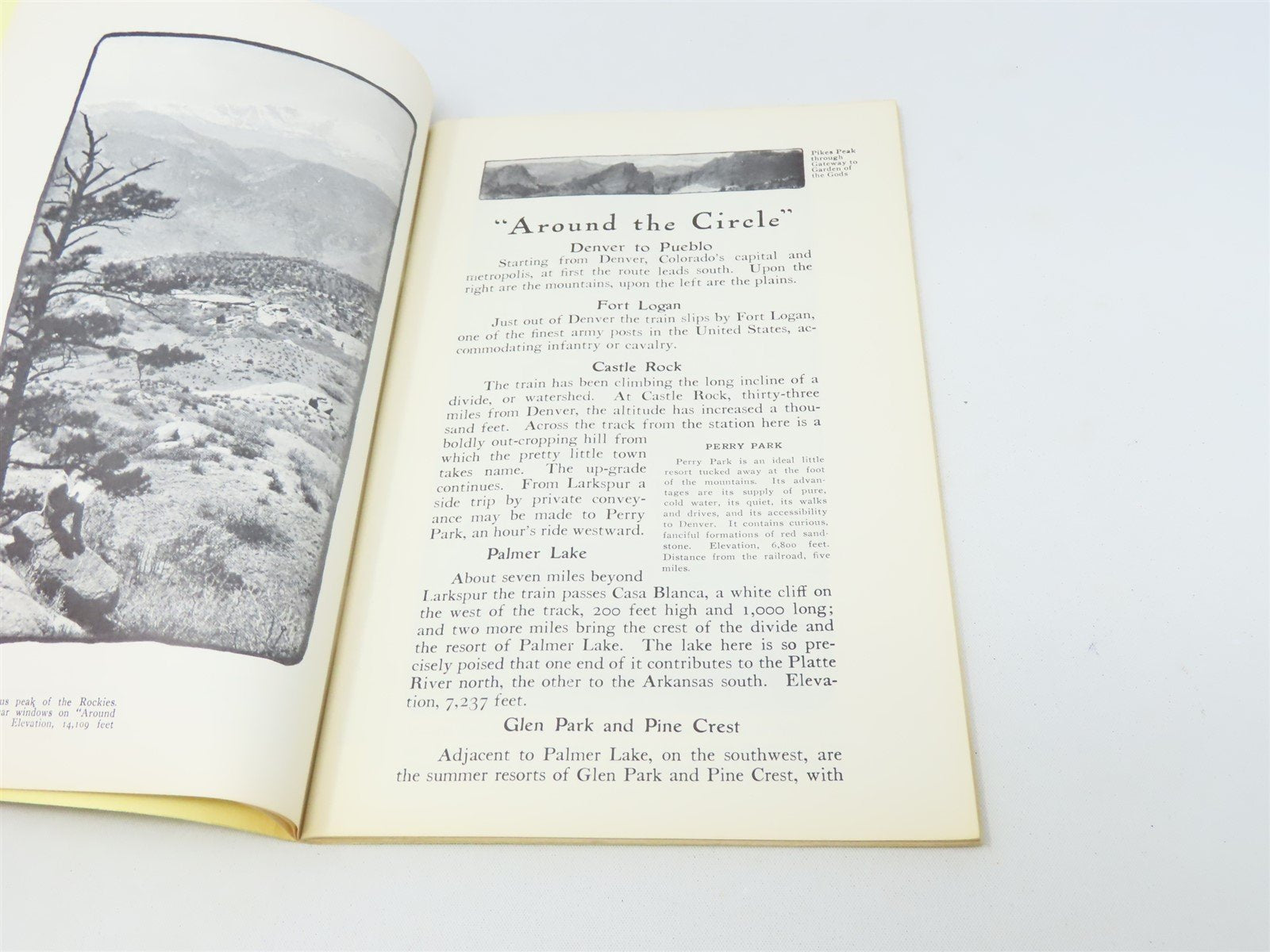 Around The Circle 1000 Miles Through The Rocky MTs by Edwin L Sabin ©1913 SC Bk