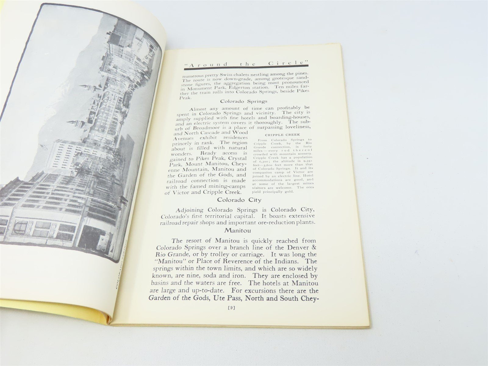 Around The Circle 1000 Miles Through The Rocky MTs by Edwin L Sabin ©1913 SC Bk