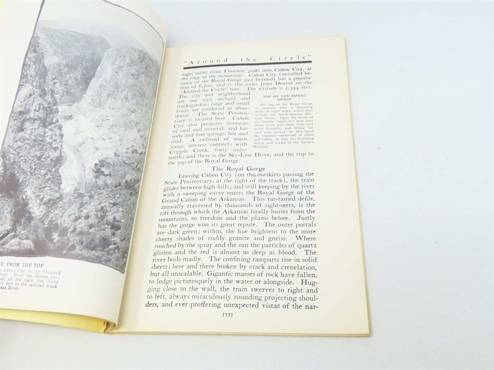 Around The Circle 1000 Miles Through The Rocky MTs by Edwin L Sabin ©1913 SC Bk