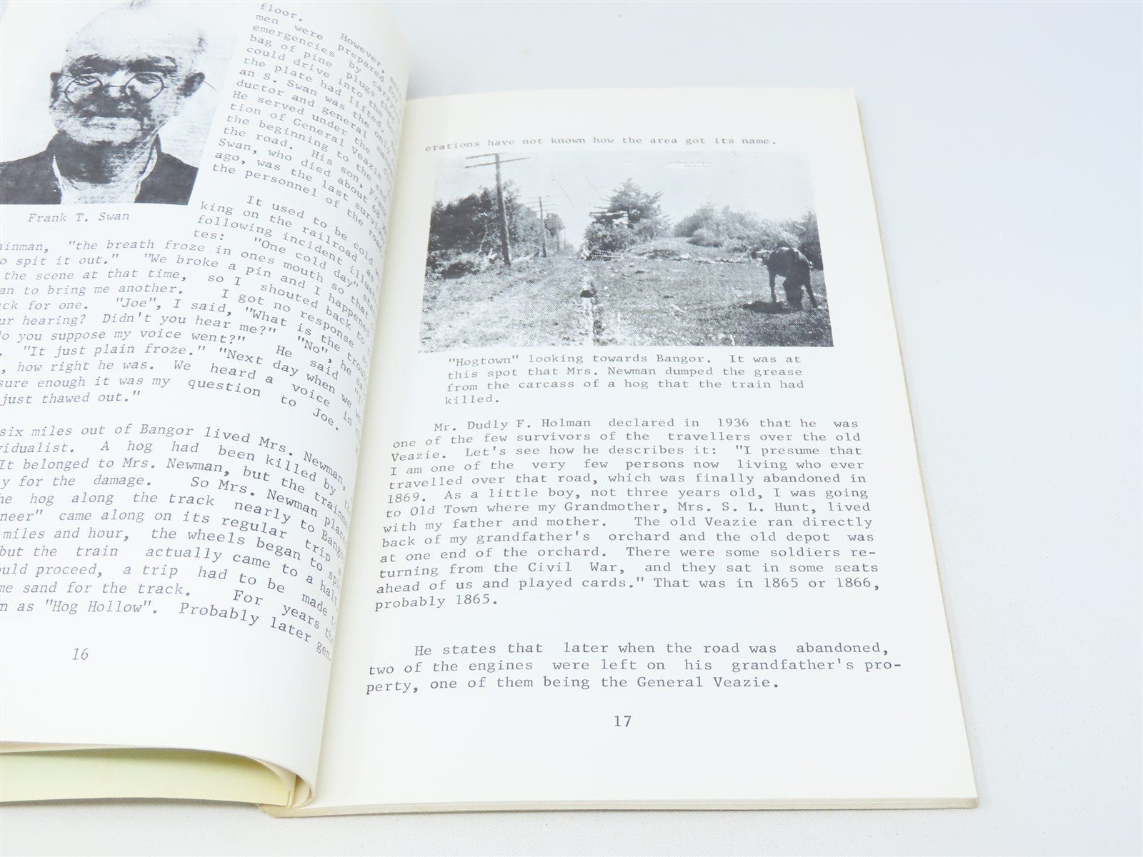 Over The Rails By Steam by Clinton F Thurlow ©1965 SC Book