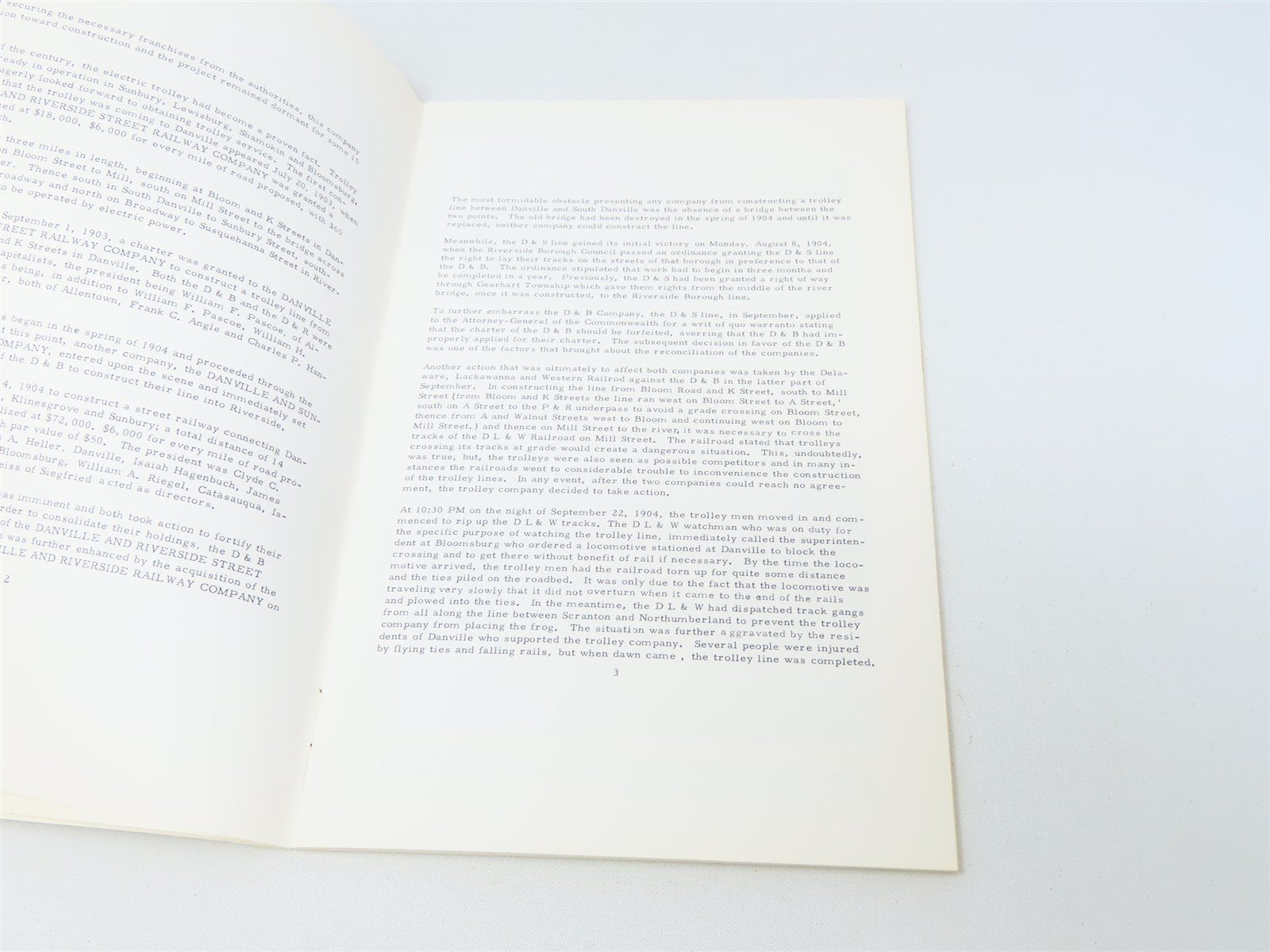 Danville & Sunbury Transit Co. by Gene D Gordon ©1975 SC Book