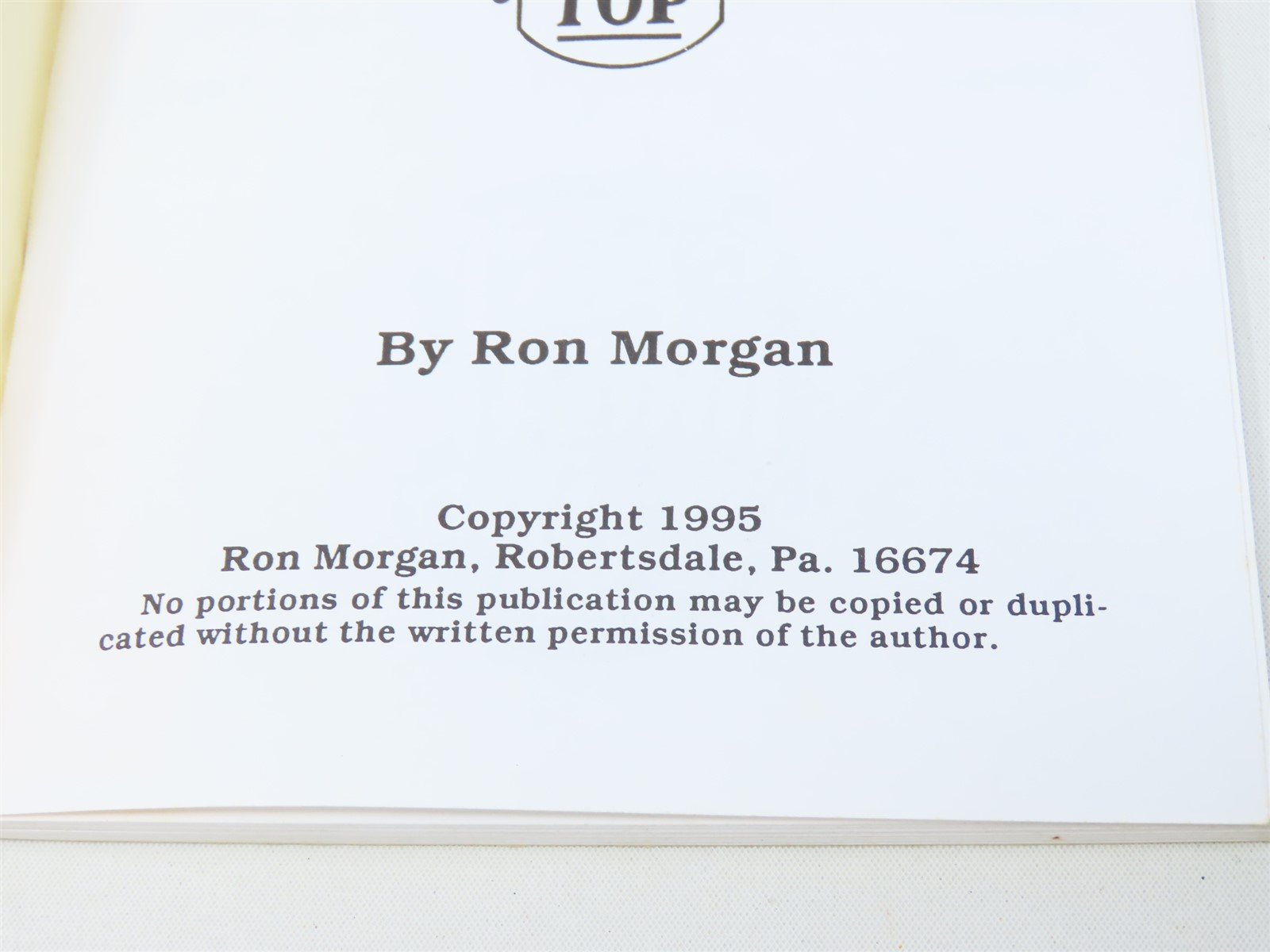 The Roy Wilburn Story by Ron Morgan ©1995 SC Book