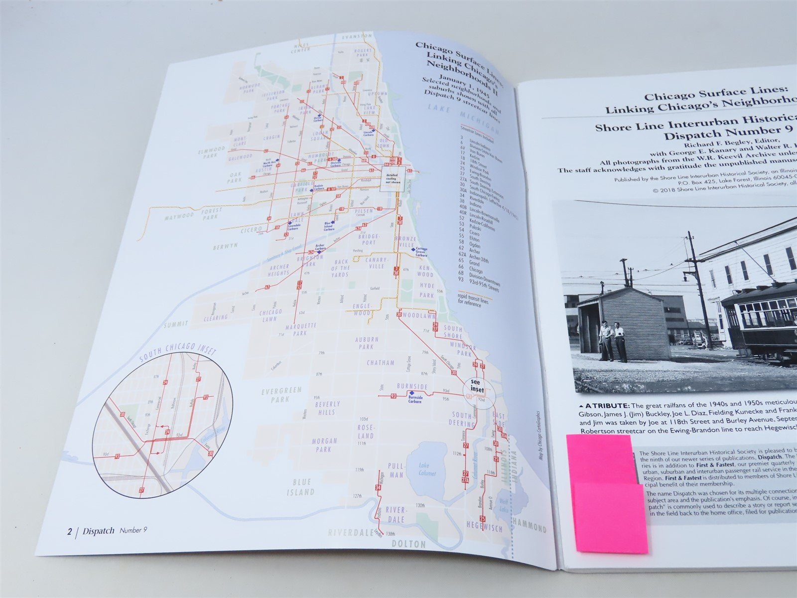 Chicago Surface Lines ..... by Richard F Begley/Editor ©2018 SC Book