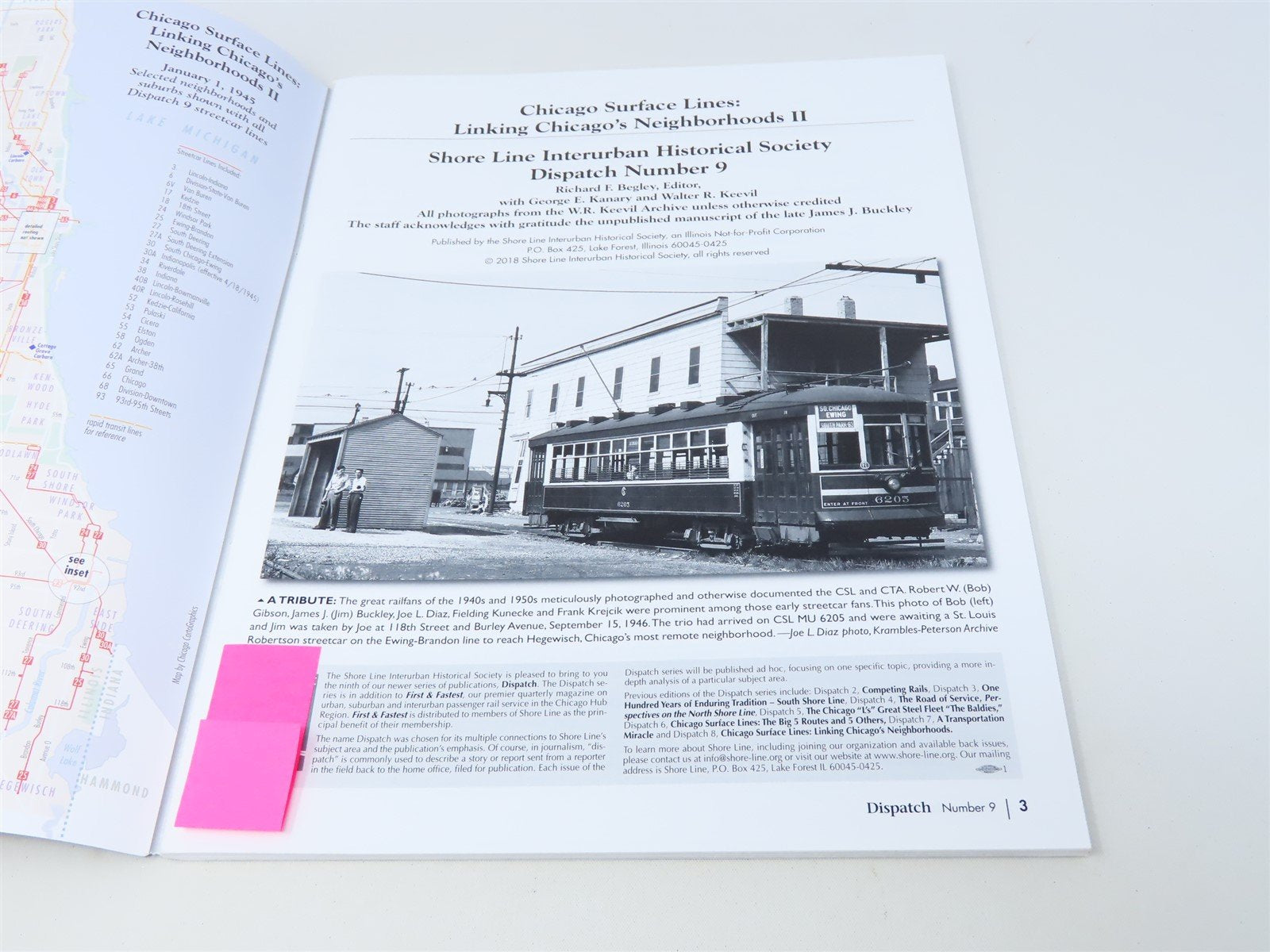 Chicago Surface Lines ..... by Richard F Begley/Editor ©2018 SC Book