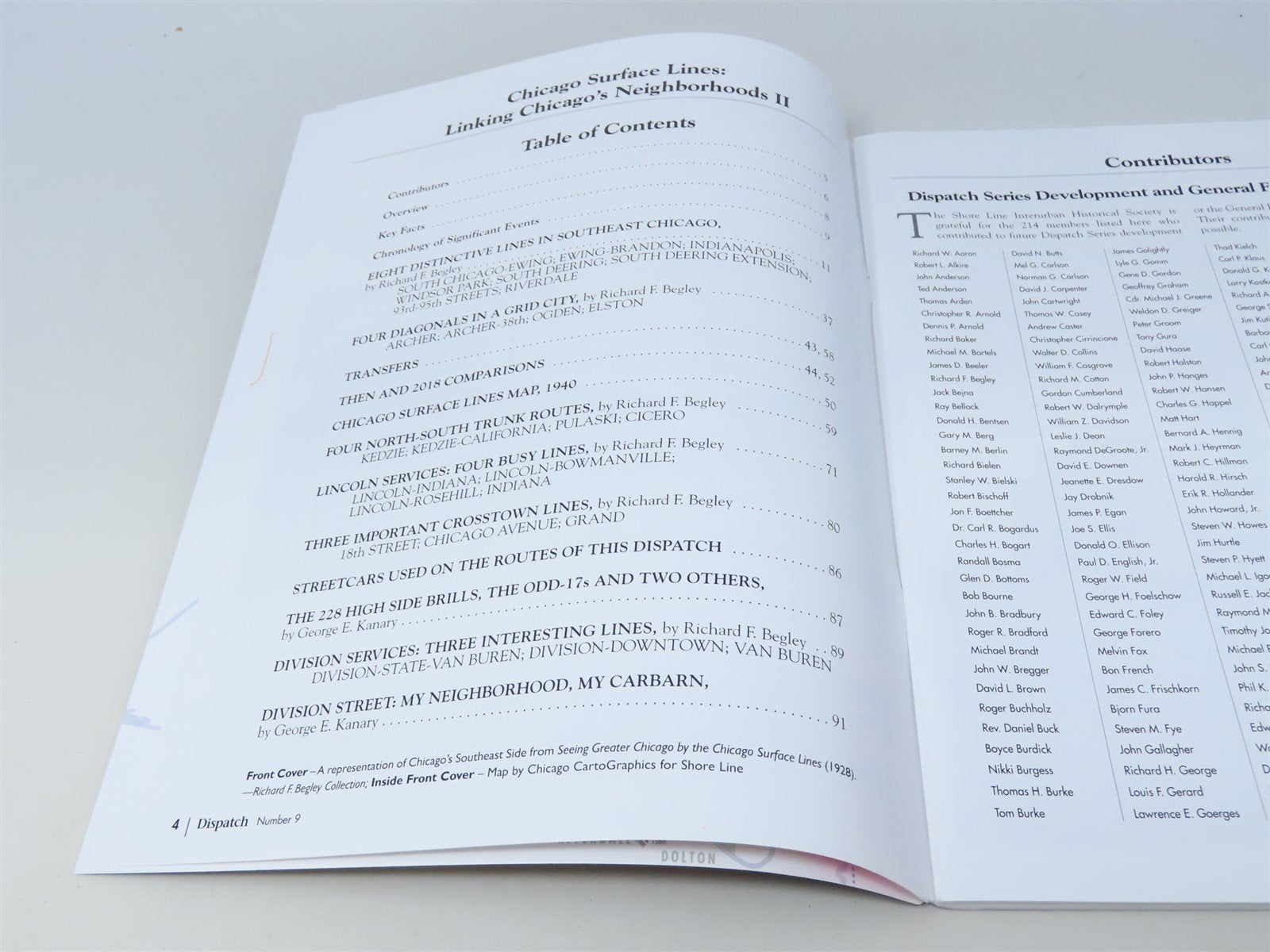 Chicago Surface Lines ..... by Richard F Begley/Editor ©2018 SC Book