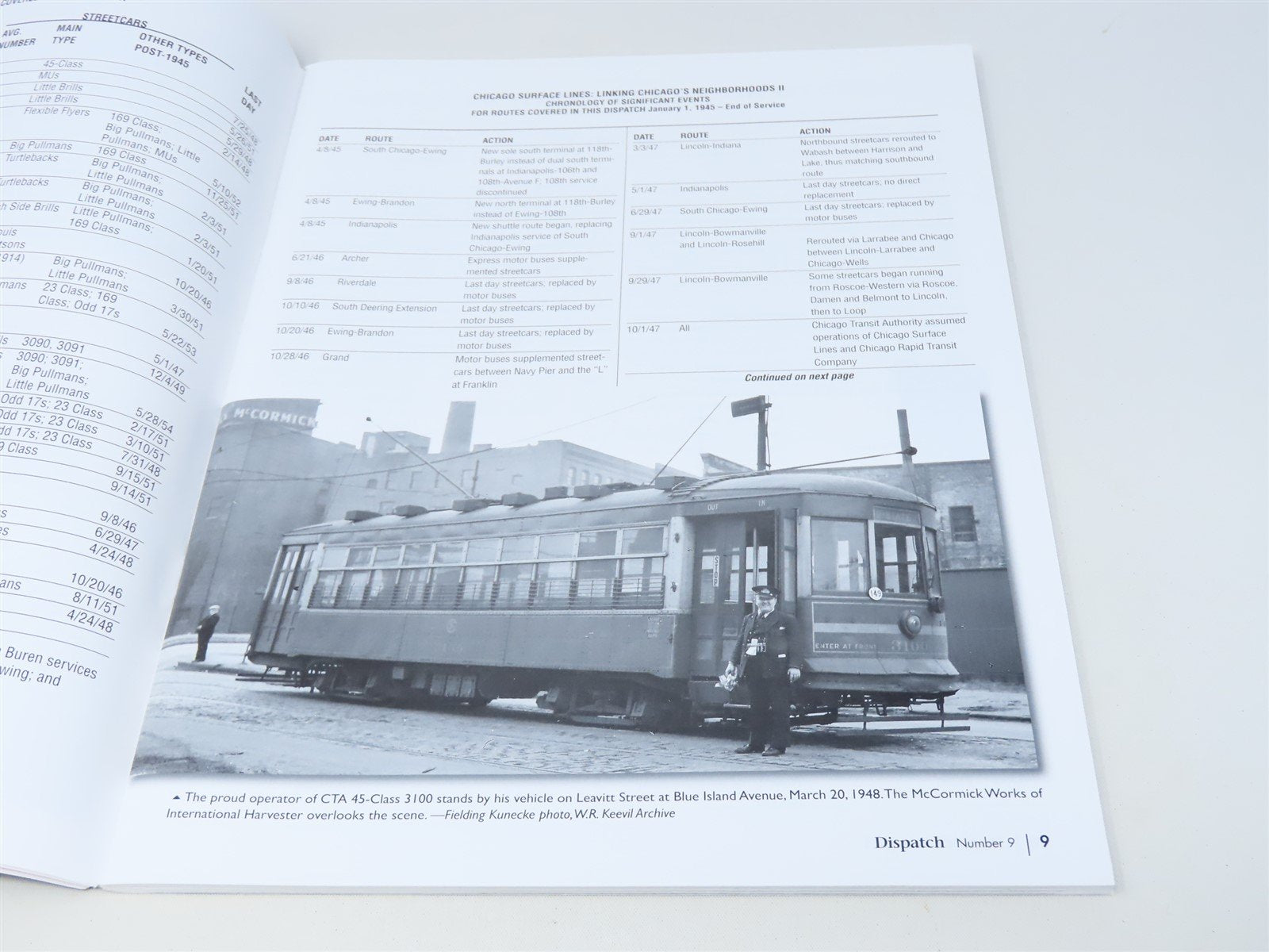 Chicago Surface Lines ..... by Richard F Begley/Editor ©2018 SC Book