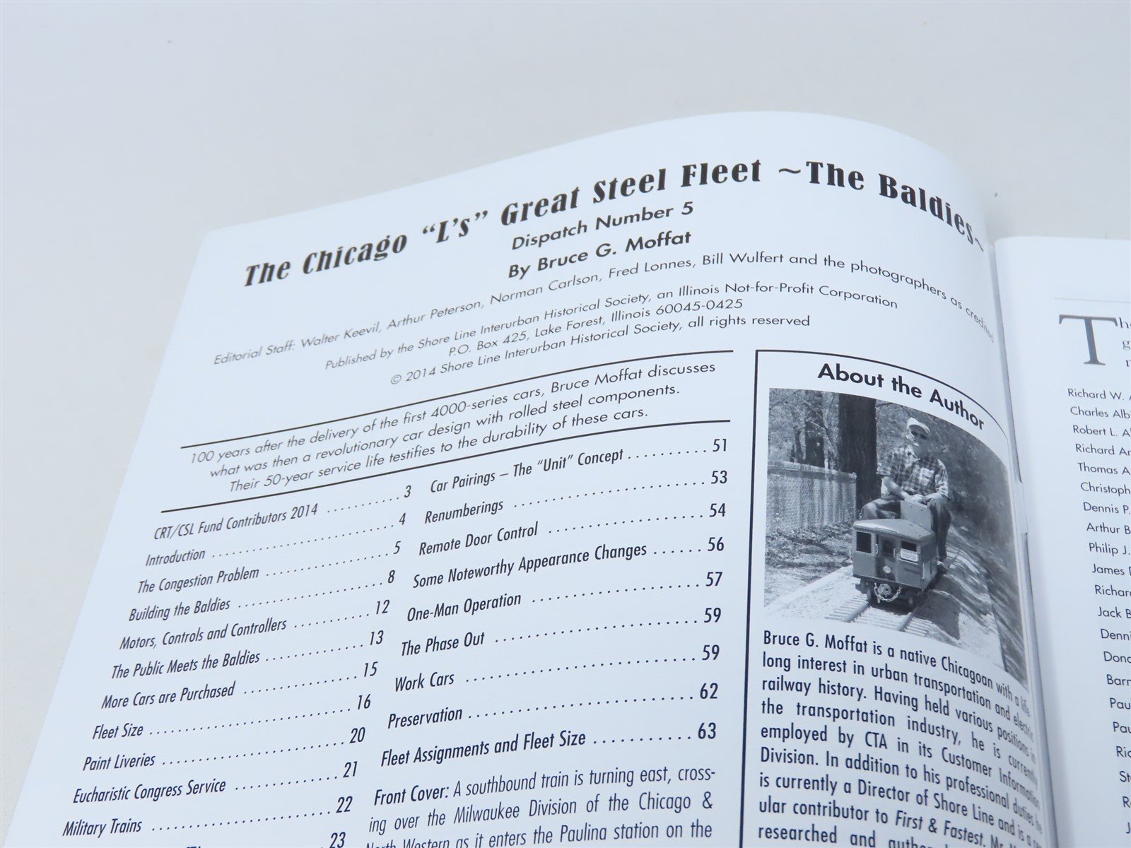 The Chicago L's Great Steel Fleet by Bruce G Moffat ©2014 SC Book