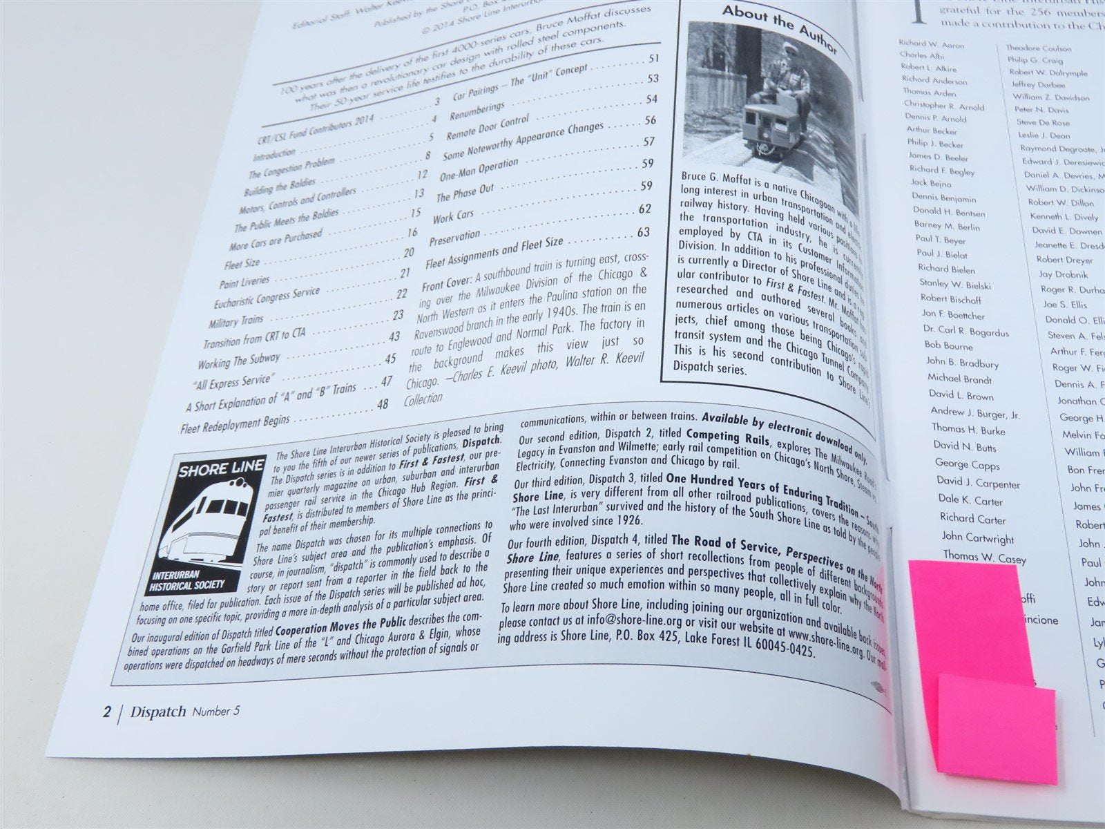 The Chicago L's Great Steel Fleet by Bruce G Moffat ©2014 SC Book