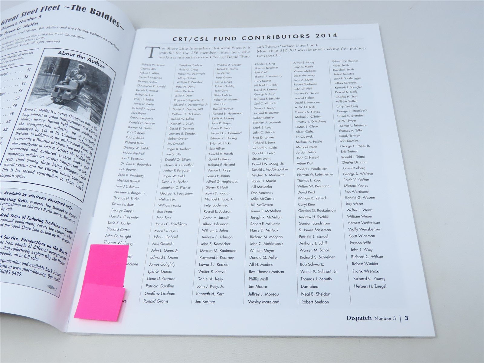 The Chicago L's Great Steel Fleet by Bruce G Moffat ©2014 SC Book