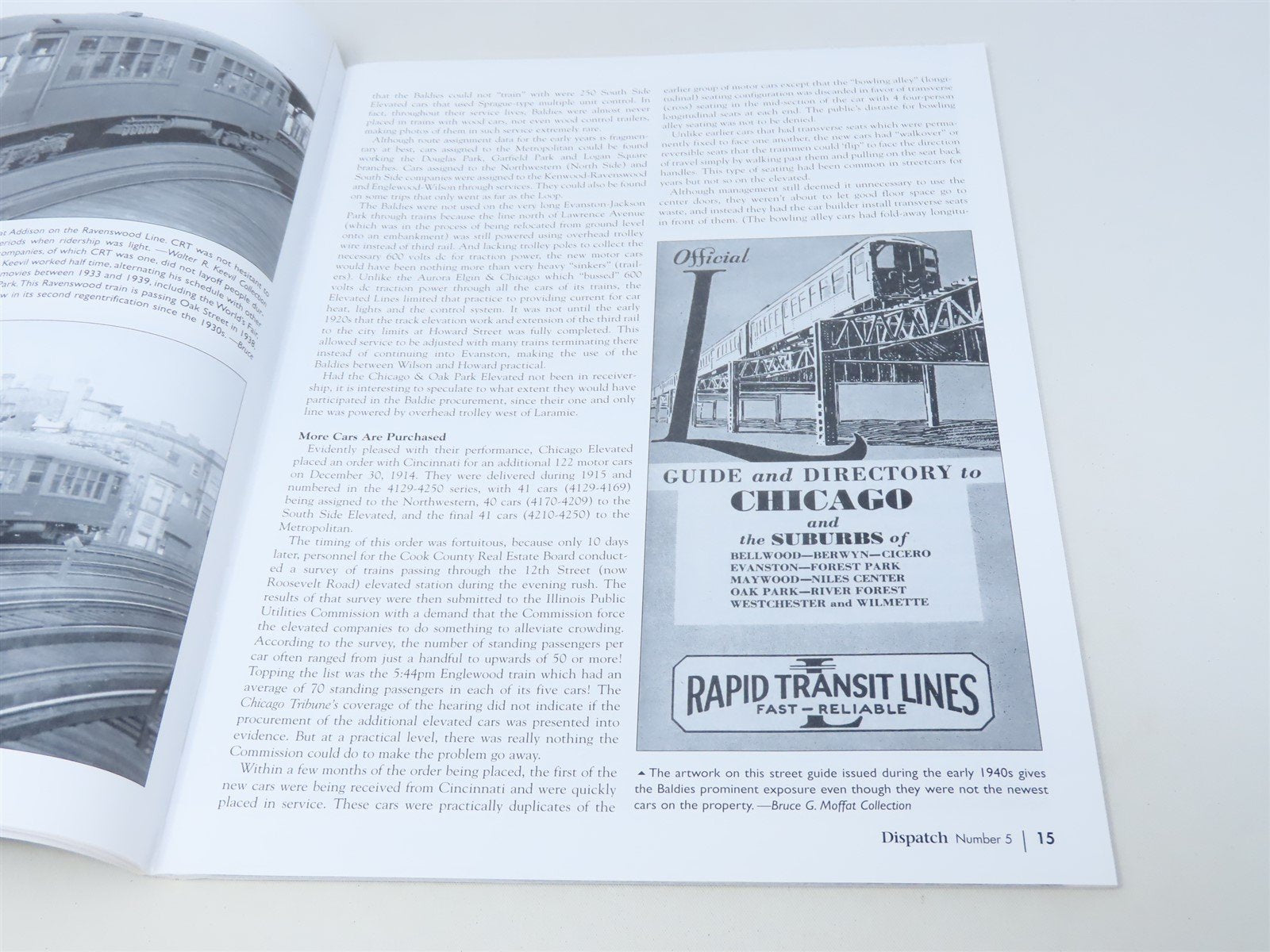 The Chicago L's Great Steel Fleet by Bruce G Moffat ©2014 SC Book