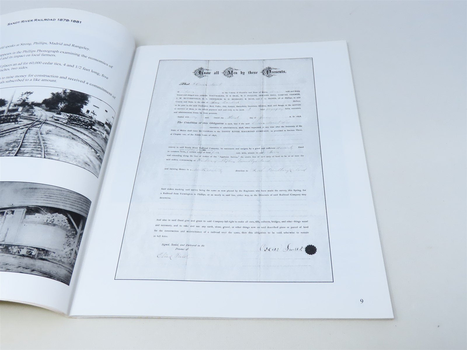 Chronological History of the Sandy River & Rangeley.. by Gary Kohler ©2008 SC Bk