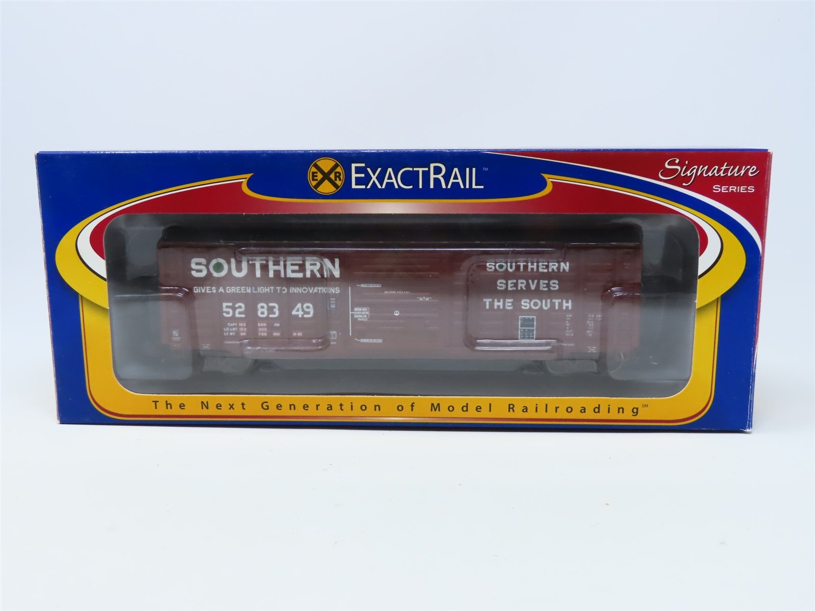 HO ExactRail Signature #EPS-90307-5 SOU Southern Railway Boxcar #528349 - Custom