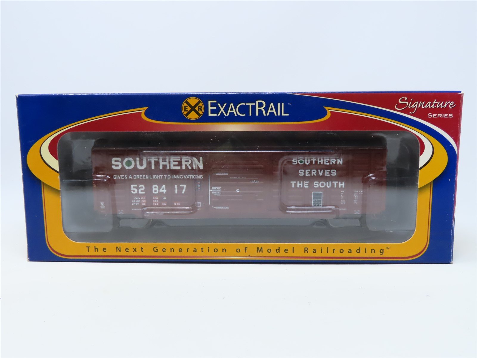 HO ExactRail Signature #EPS-90307-12 SOU Southern Railway Boxcar 528417 - Custom