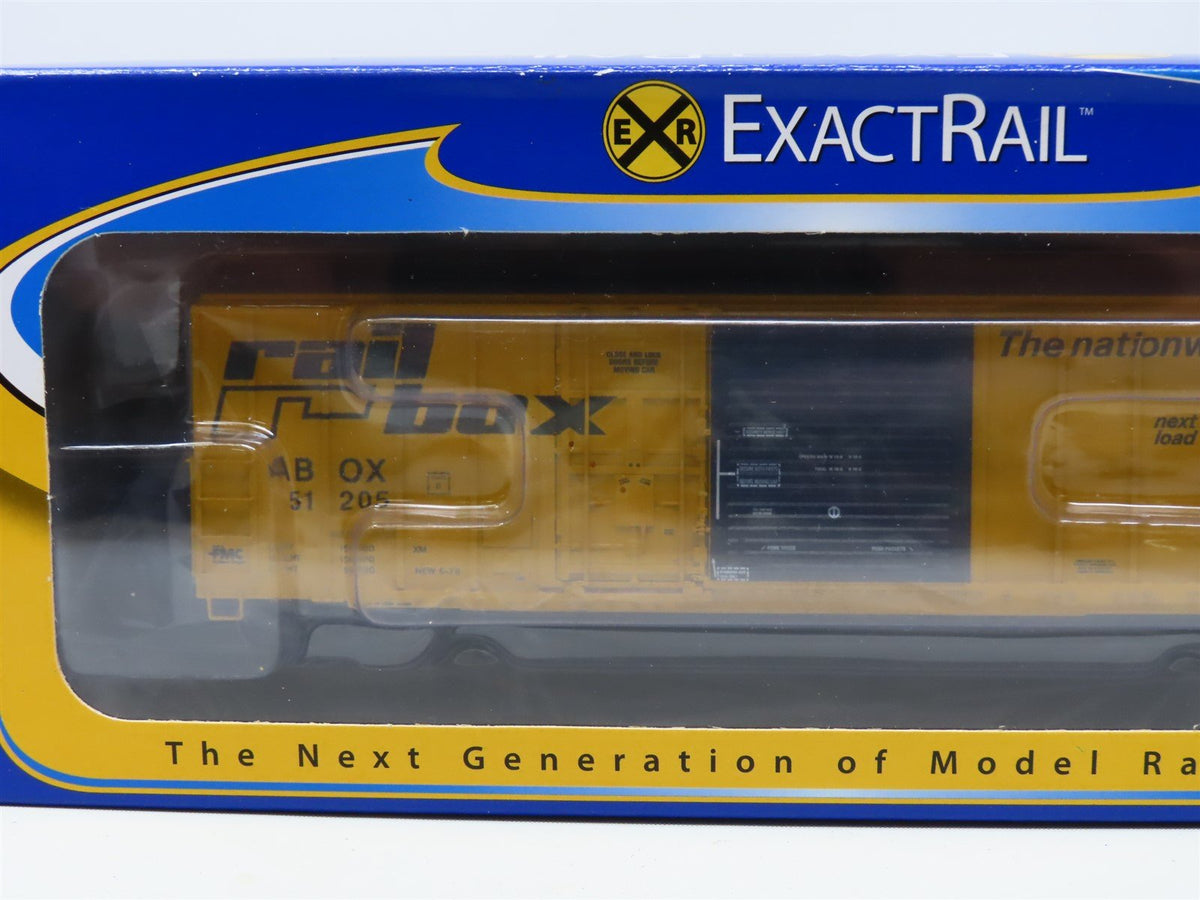 HO ExactRail Evolution Series #EE-1805-10 ABOX Railbox Box Car #51205 - Custom