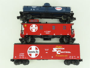 O Gauge 3-Rail MTH RailKing 30-4017-1 ATSF Santa Fe 2-6-0 Steam Freight Set