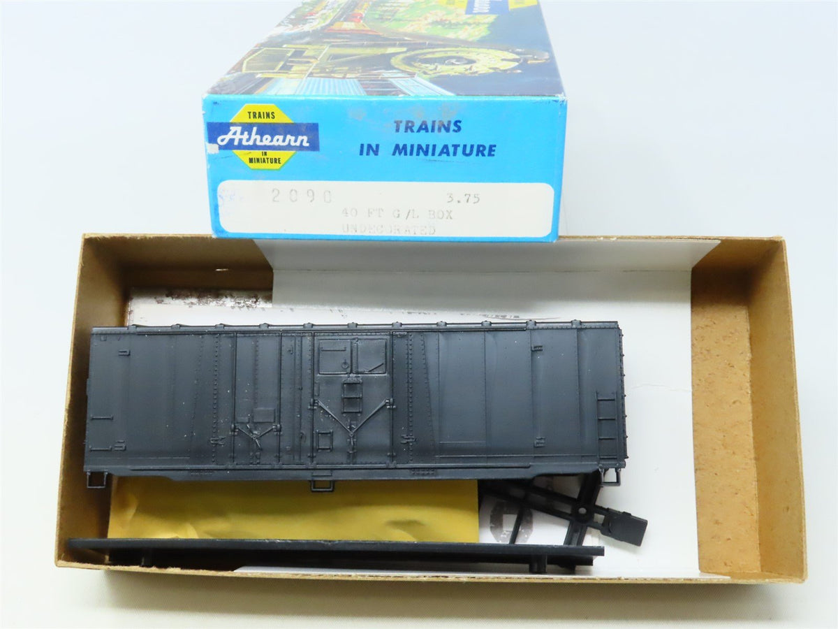 HO Scale Athearn Kit 2090 Undecorated 40&#39; Steel Box Car