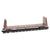 N Micro-Trains MTL 98305051 BNSF 61' Bulkhead Flat Car 3-Pk Weathered w/Graffiti