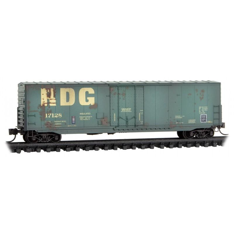 N Scale Micro-Trains MTL 18144320 RDG Reading Co. 50&#39; Box Car #17128 - Weathered