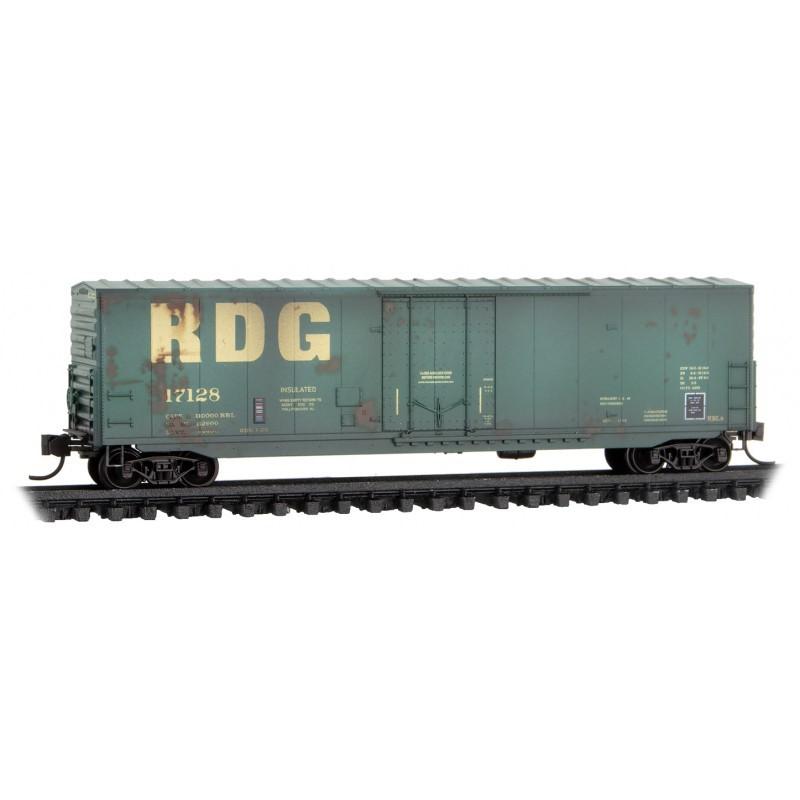 N Scale Micro-Trains MTL 18144320 RDG Reading Co. 50&#39; Box Car #17128 - Weathered