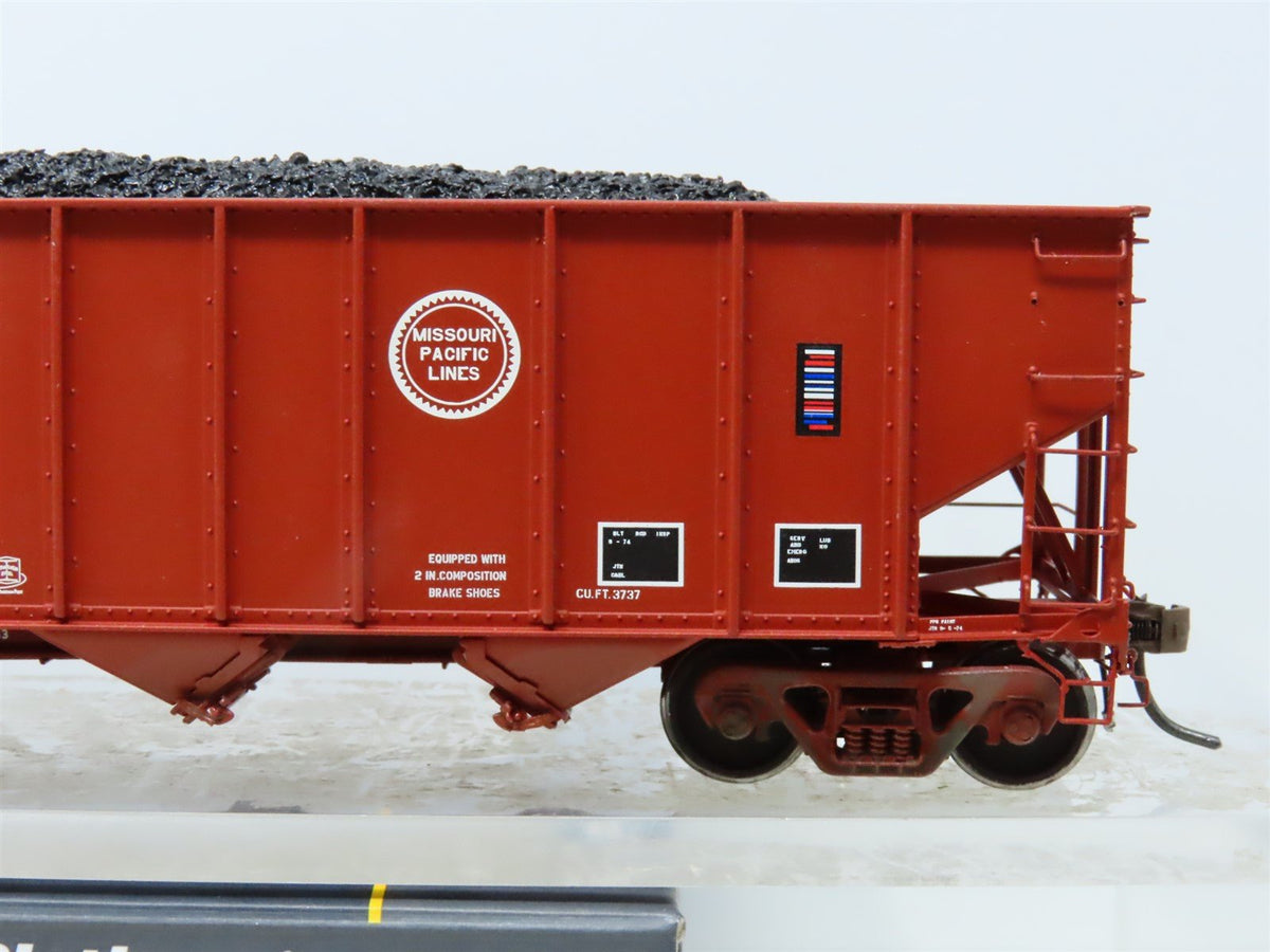 HO ExactRail Platinum #EP-81501-4 TP Texas Pacific 4-Bay Hopper #588043 - Custom