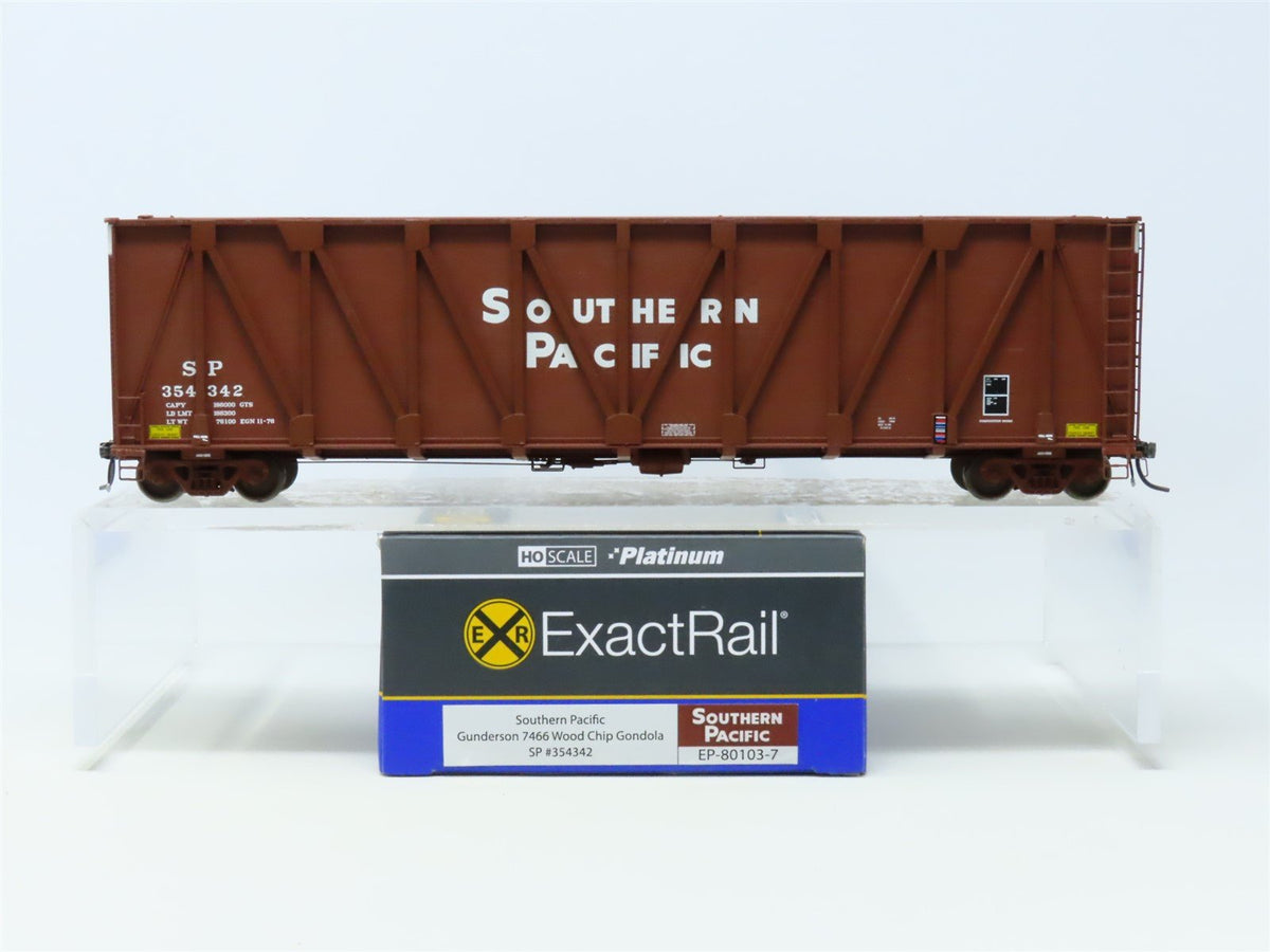 HO ExactRail Platinum #EP-80103-7 SP Southern Pacific Wood Chip Gondola - Custom