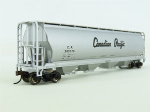 HO Bachmann Silver Series #19142 CP Canadian Pacific 4-Bay Cylindrical Hopper