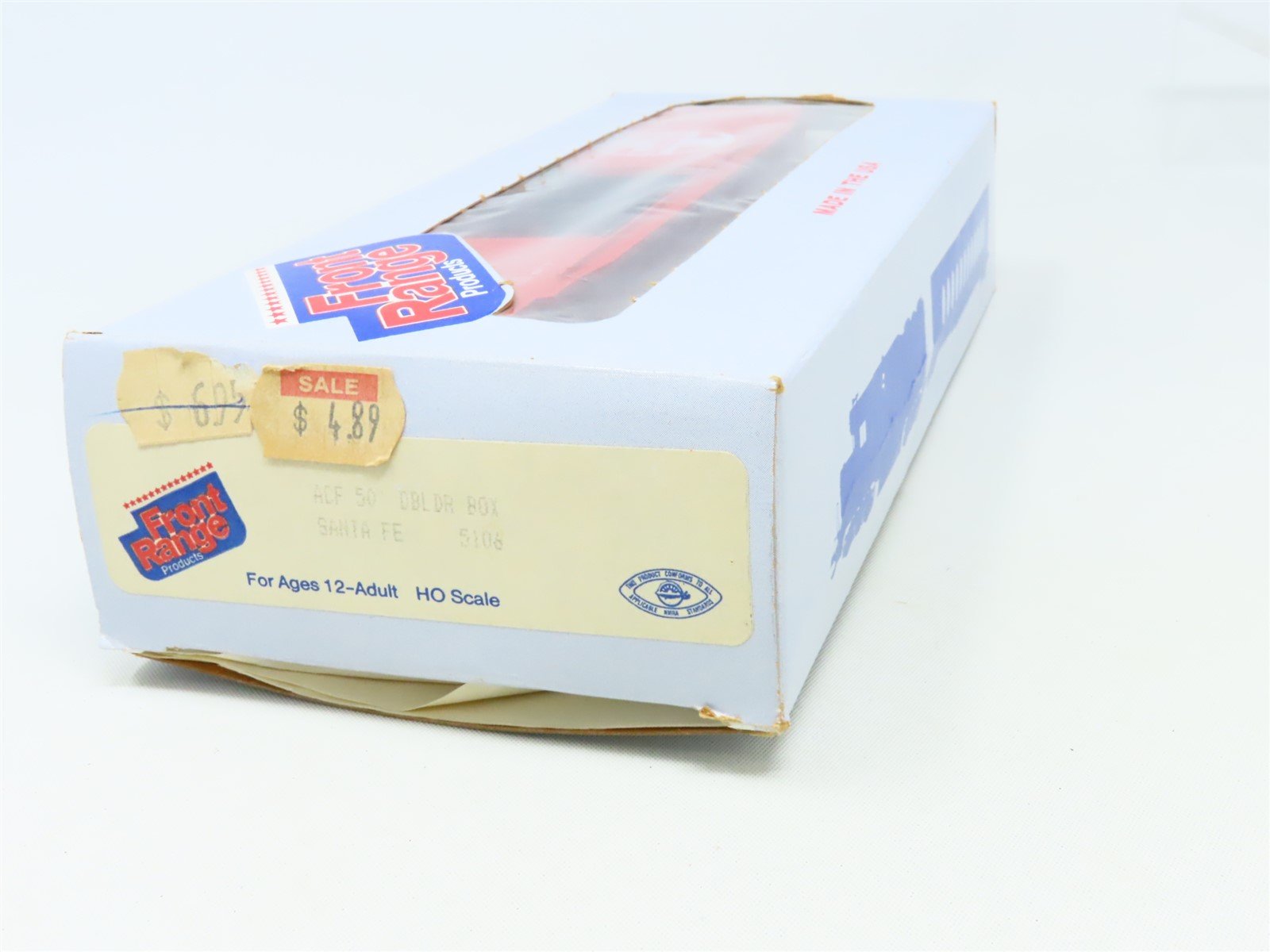 HO Scale Front Range Kit 5106 ATSF Santa Fe 50' Double Door Box Car #18206