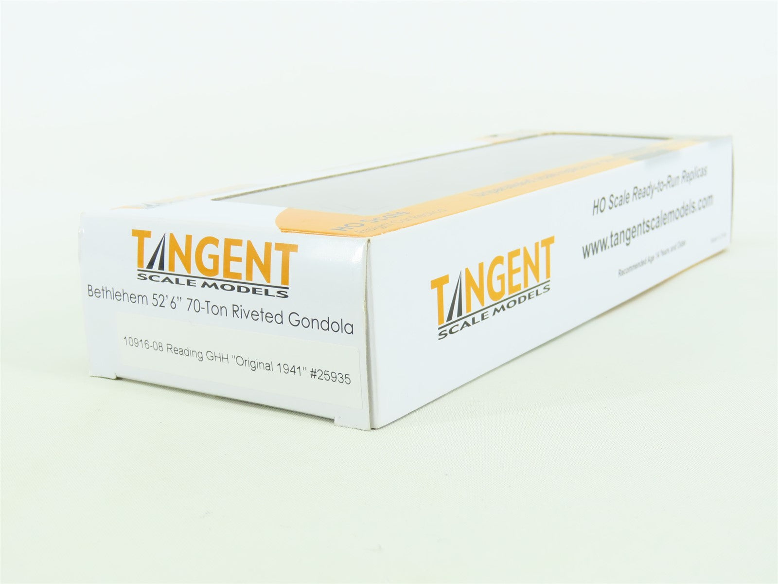 HO Tangent #10916-08 RDG Reading Bethlehem 52-6 70-Ton Riveted Gondola #25935