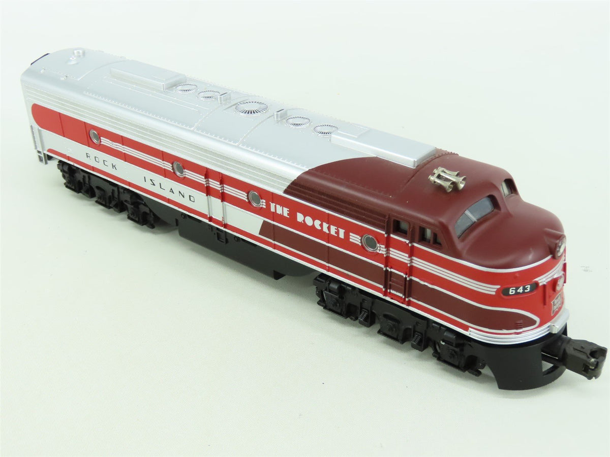 O Gauge 3-Rail MTH RailKing 30-2187-1 RI Rocket E8A/A Diesel Set -QSI ProtoSound