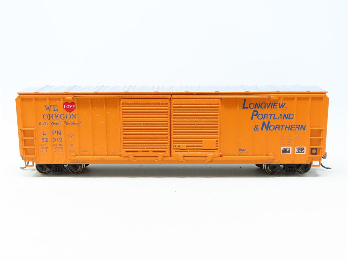 HO Scale Athearn LPN Longview Portland &amp; Northern 50&#39; Box Car #52019 Upgraded