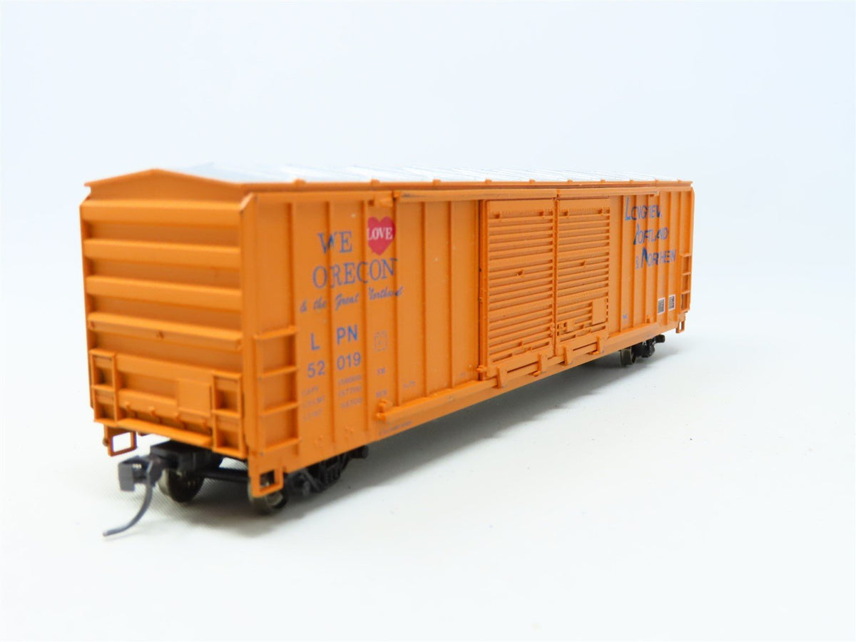 HO Scale Athearn LPN Longview Portland &amp; Northern 50&#39; Box Car #52019 Upgraded