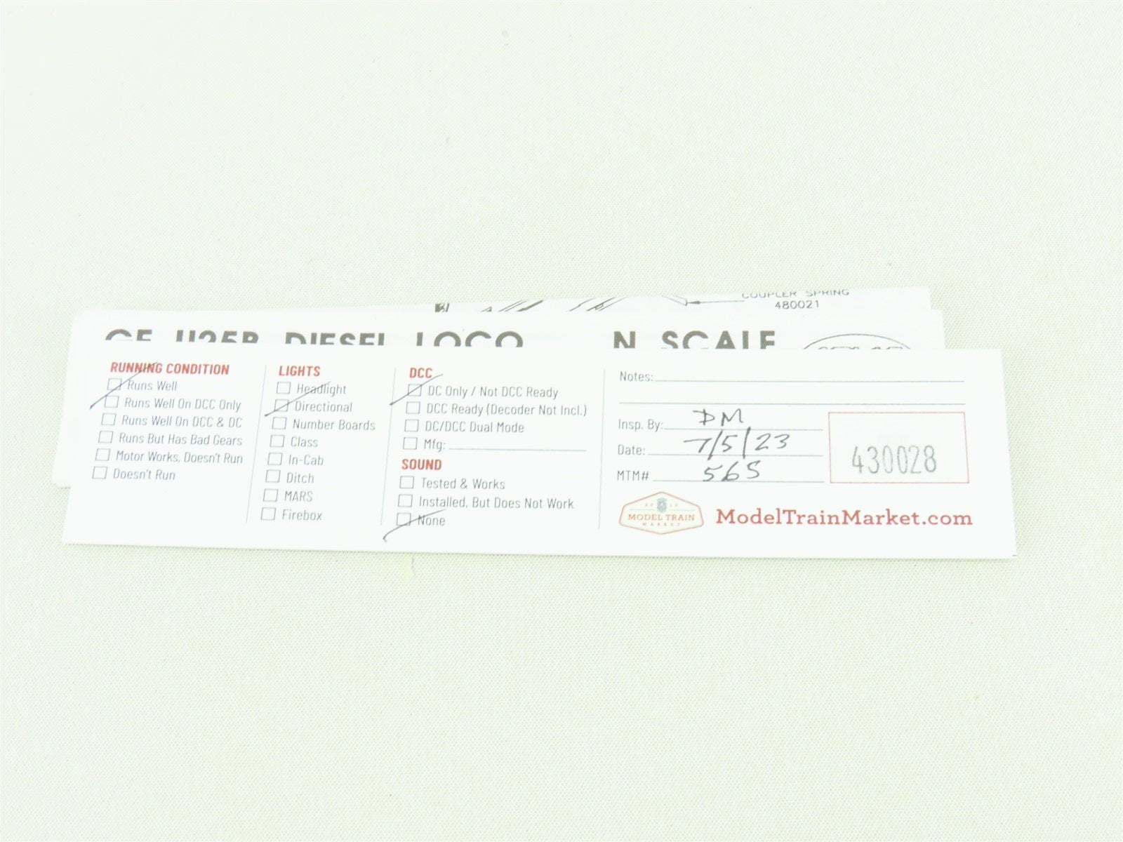 N Scale Atlas Classic 44504 ATSF Santa Fe GE U25B Ph. 2A Diesel Locomotive #6609