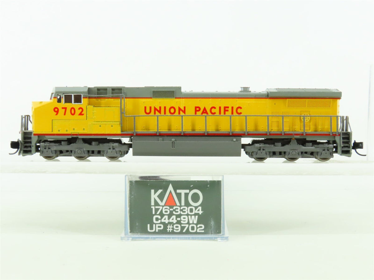 N Scale KATO 176-3304 UP Union Pacific GE C44-9W &quot;Dash 9&quot; Diesel #9702 w/DCC