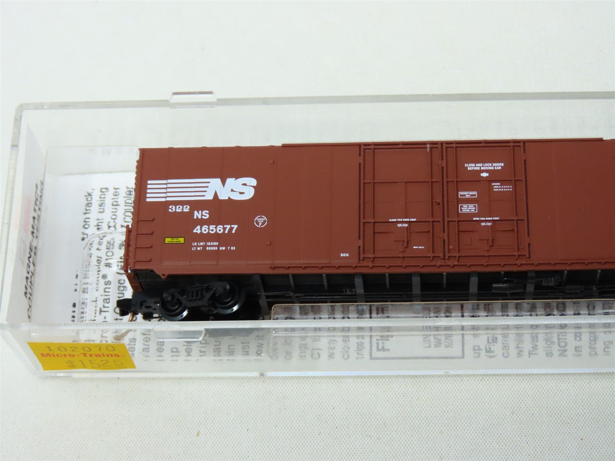 N Micro-Trains MTL 102070 NS Norfolk Southern 60&#39; Excess Height Box Car #465677