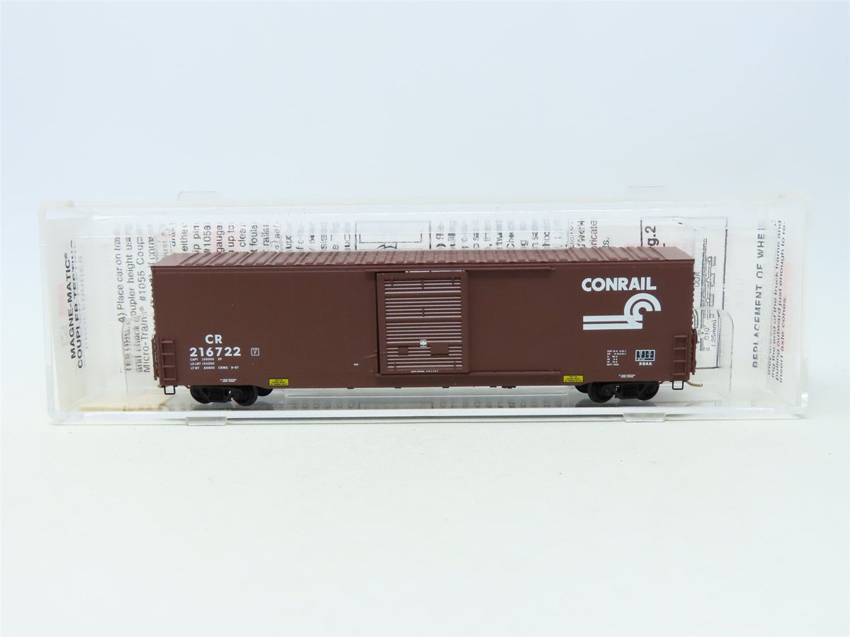 N Scale Micro-Trains MTL #104040 CR Conrail 60&#39; Excess Height Box Car #216722