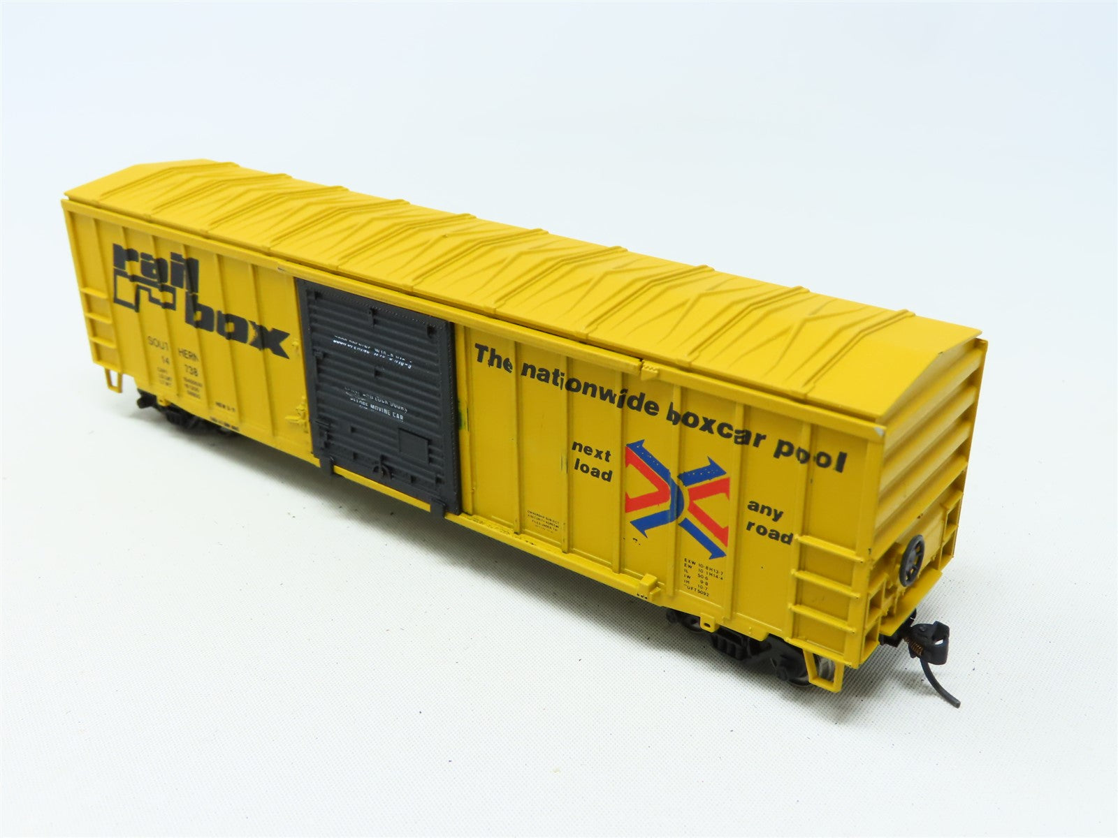 HO Athearn Bev-Bel 932A-4 SOUTHERN ex-Railbox 50' Box Car #14738 Upgraded
