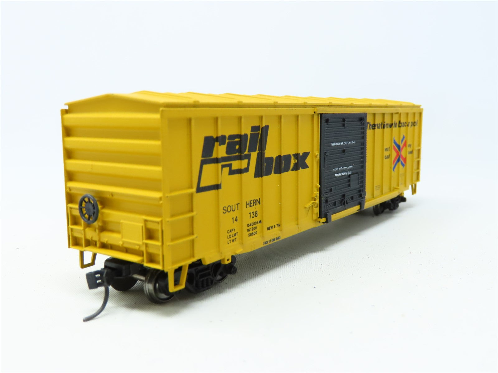 HO Athearn Bev-Bel 932A-4 SOUTHERN ex-Railbox 50' Box Car #14738 Upgraded