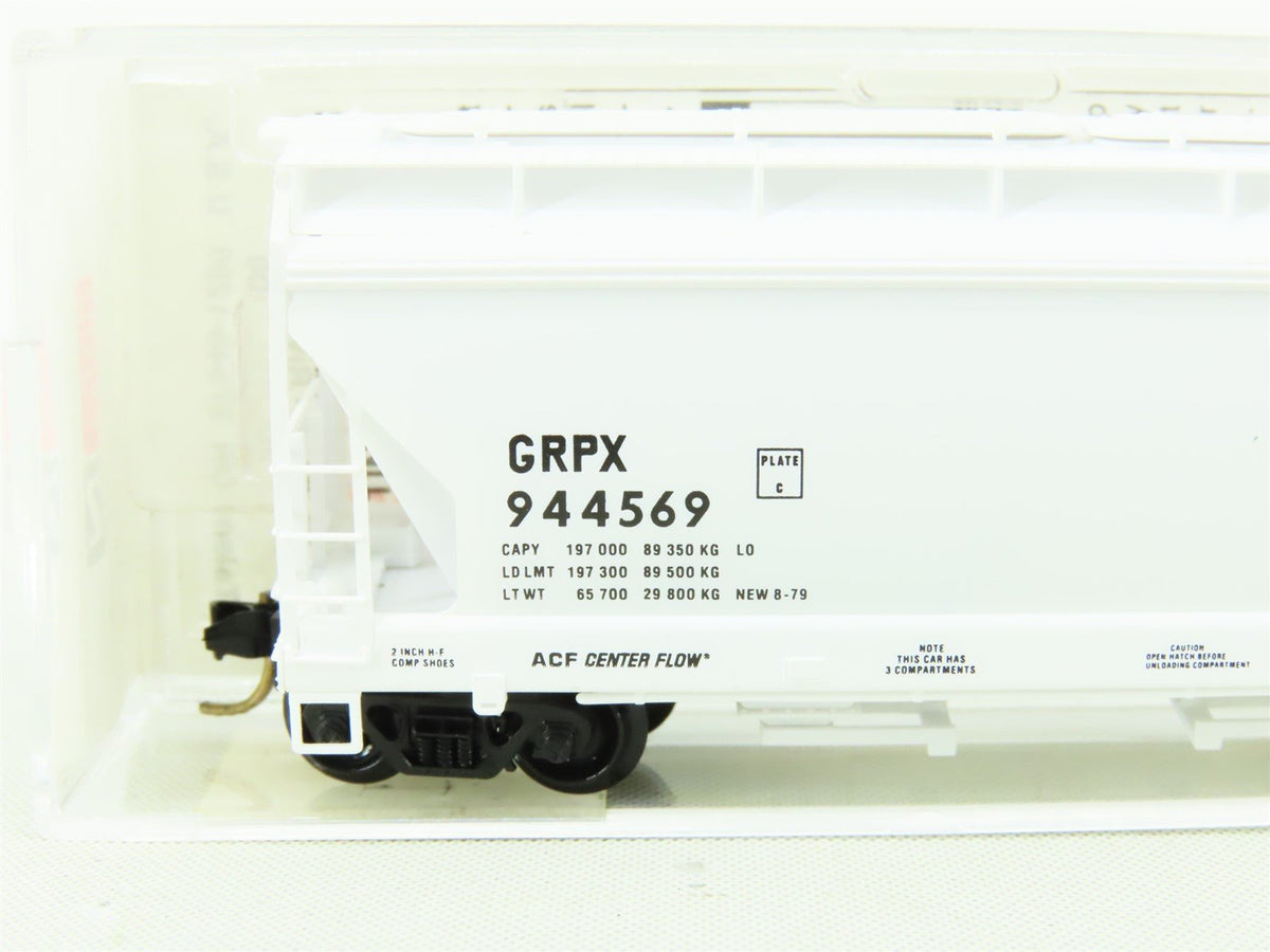 N Micro-Trains MTL 94020 GRPX General Chemical 3-Bay Covered Hopper #944569